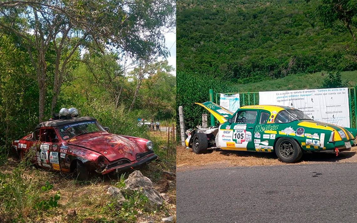 Veracruz Carrera Panamericana tuvo dos accidentes y los conductores